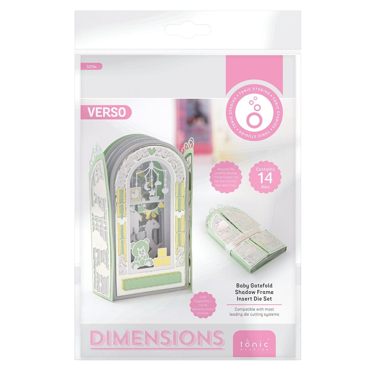 Tonic Studios Die SetBaby Gatefold Shadow Frame Inserts Michaels