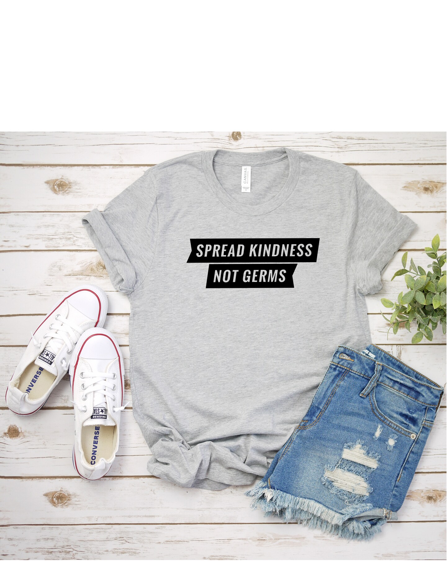 Spread Kindness Not Germs T-Shirt Be Kind T-Shirt Graphic Tee Funny T-Shirt Wash Your Hands T-Shirt