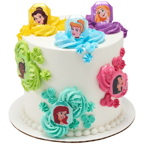 Disney Princess Characters Cupcake Rings, 12ct