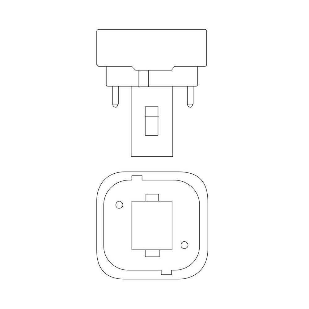 LUXRITE CF18DD/841 Compact Fluorescent Light Bulb