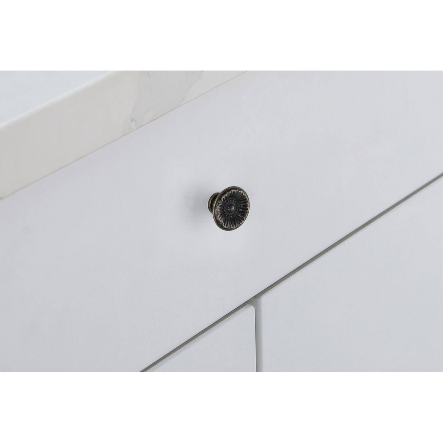 Corio 1.1&#x22; Diameter Antique Bronze Mushroom Knob Multipack (Set of 10)