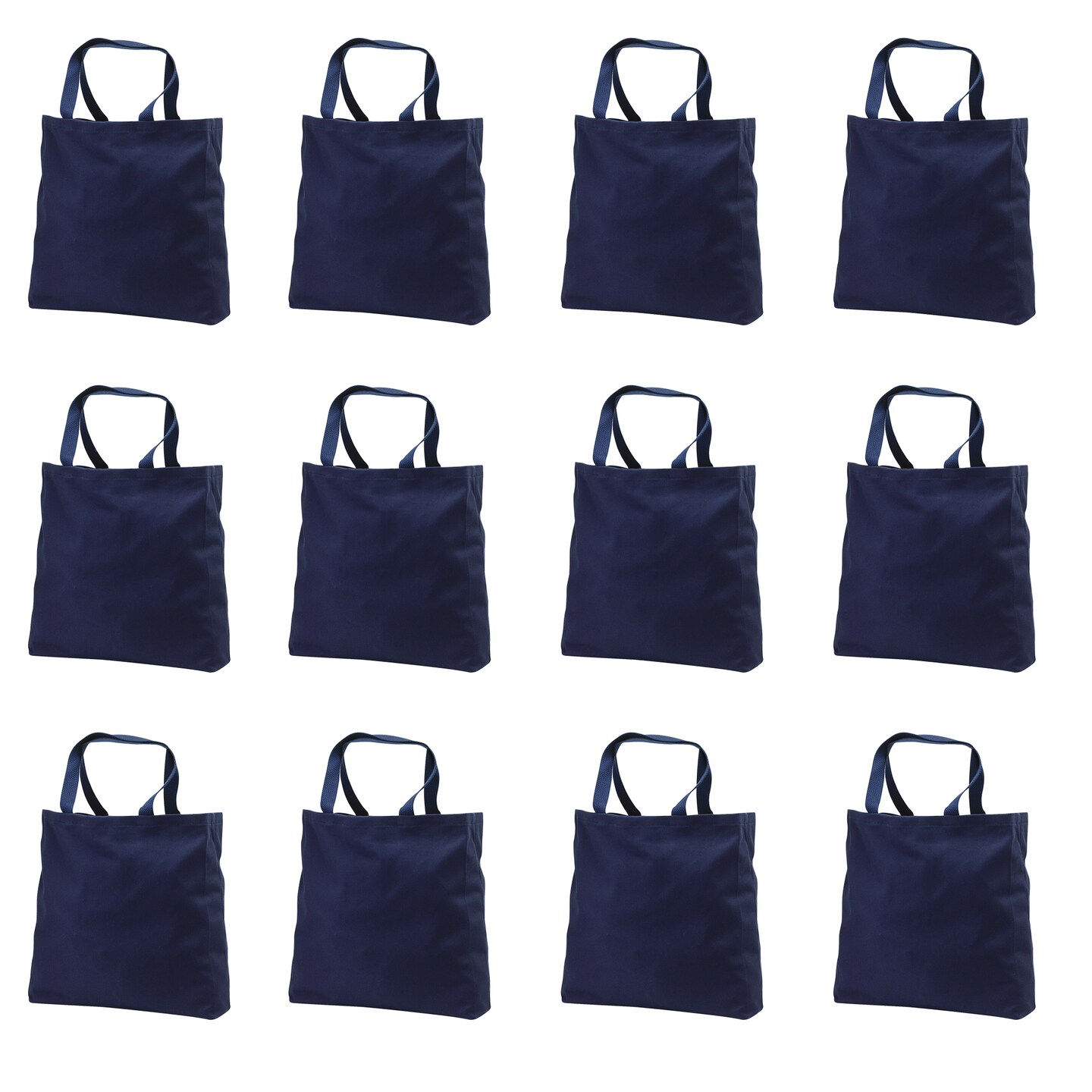 Multipack Heavy Canvas Twill Convention Bag | Reusable Blank Party Favor Tote Bags for Daily Use | Raheev®