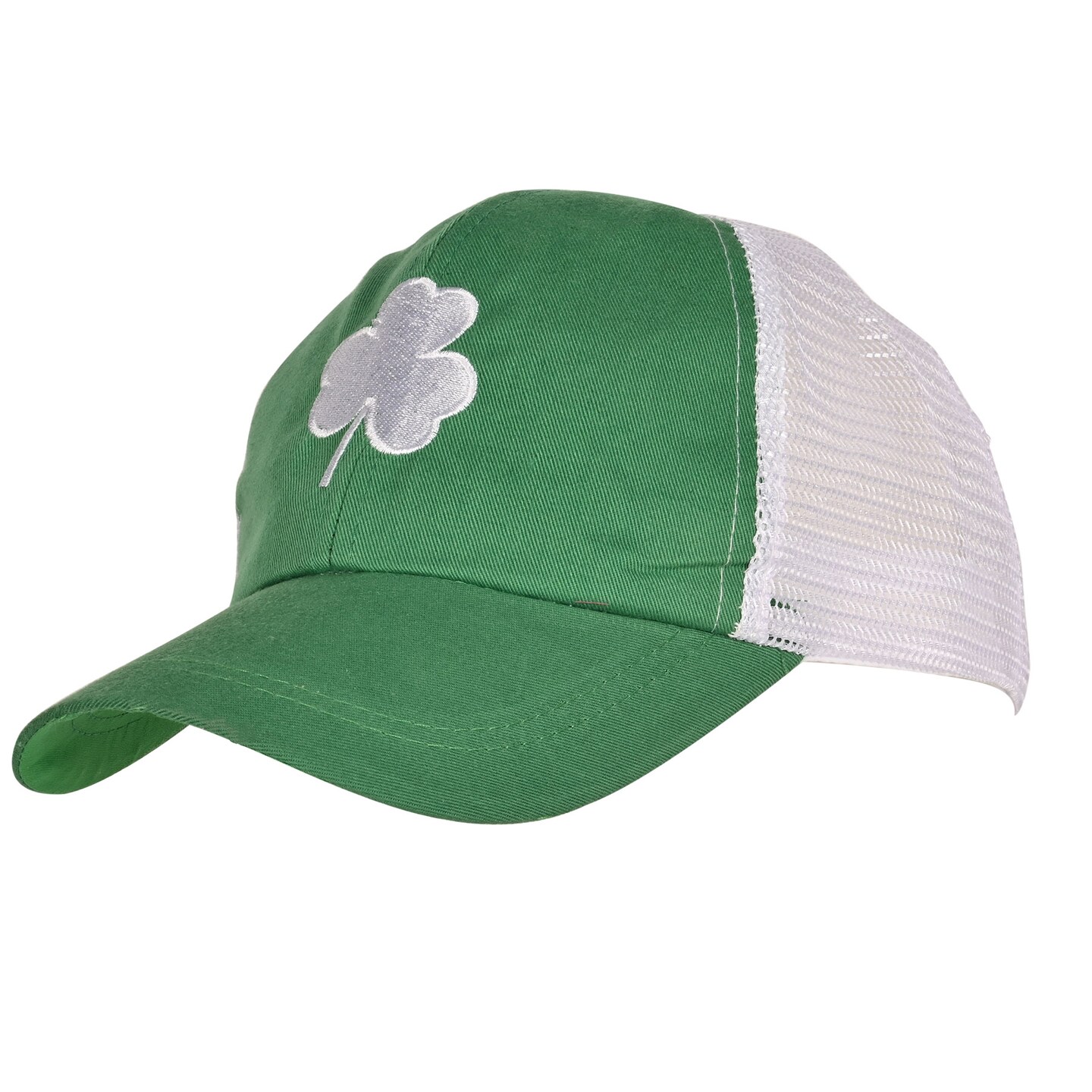 St. Patricks Theme - St Patrick&#x27;s Day Shamrock Cap - Pack of 12