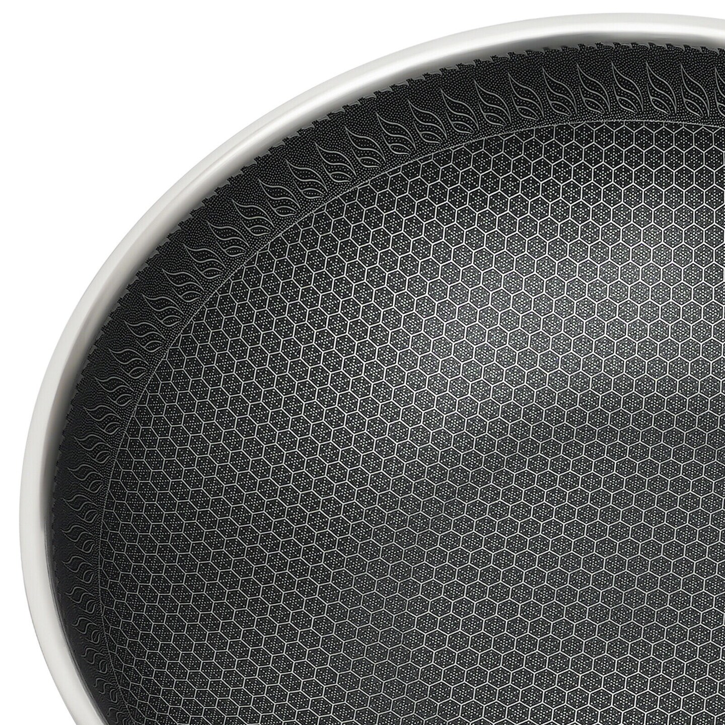 Kitcheniva Stainless Steel Frying Pan Non Stick Honeycomb Wok