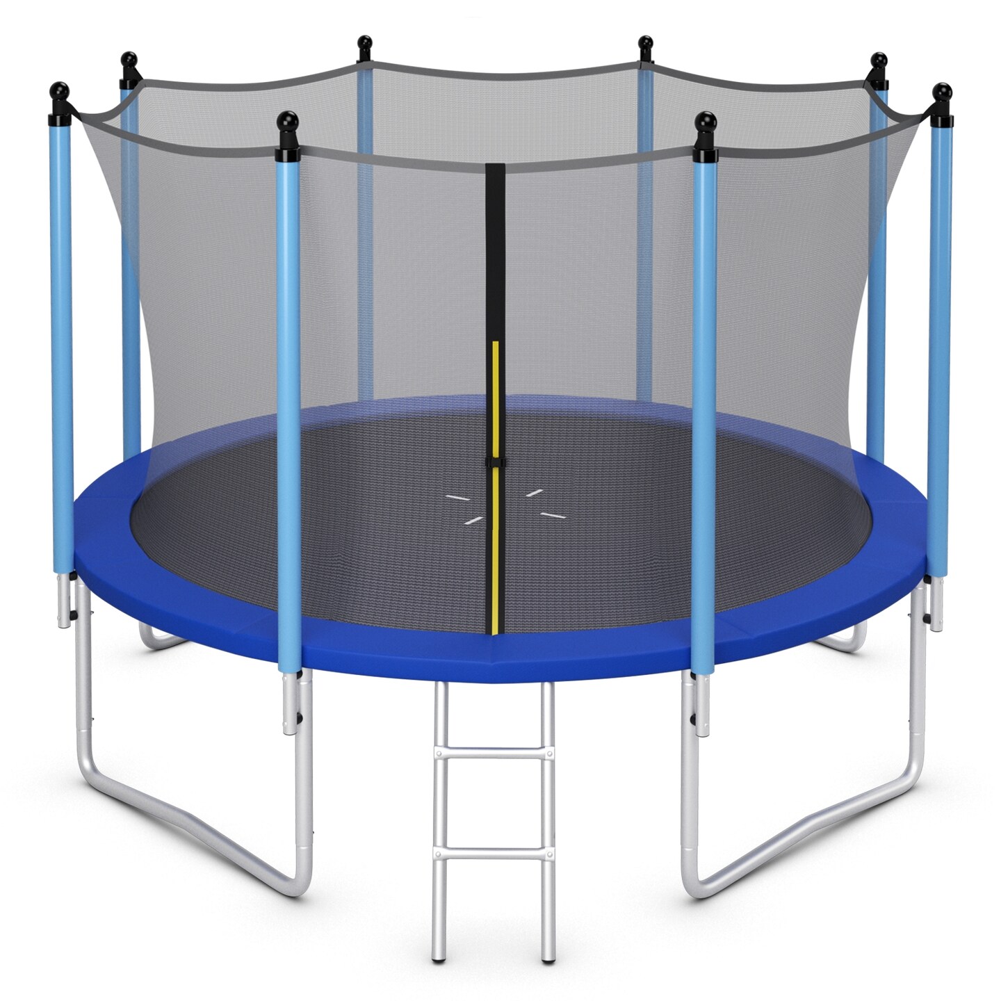 Outdoor Trampoline with Safety Closure Net