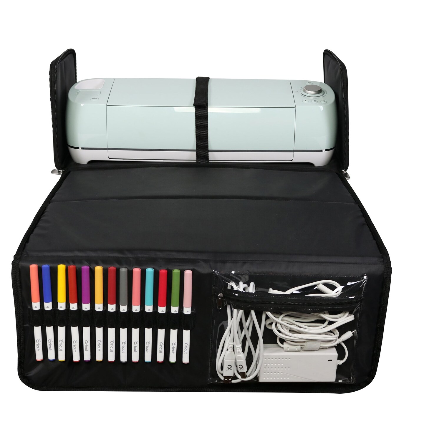 Die Cut Carrying Case for Cricut Explore & ScanNCut DX, Black