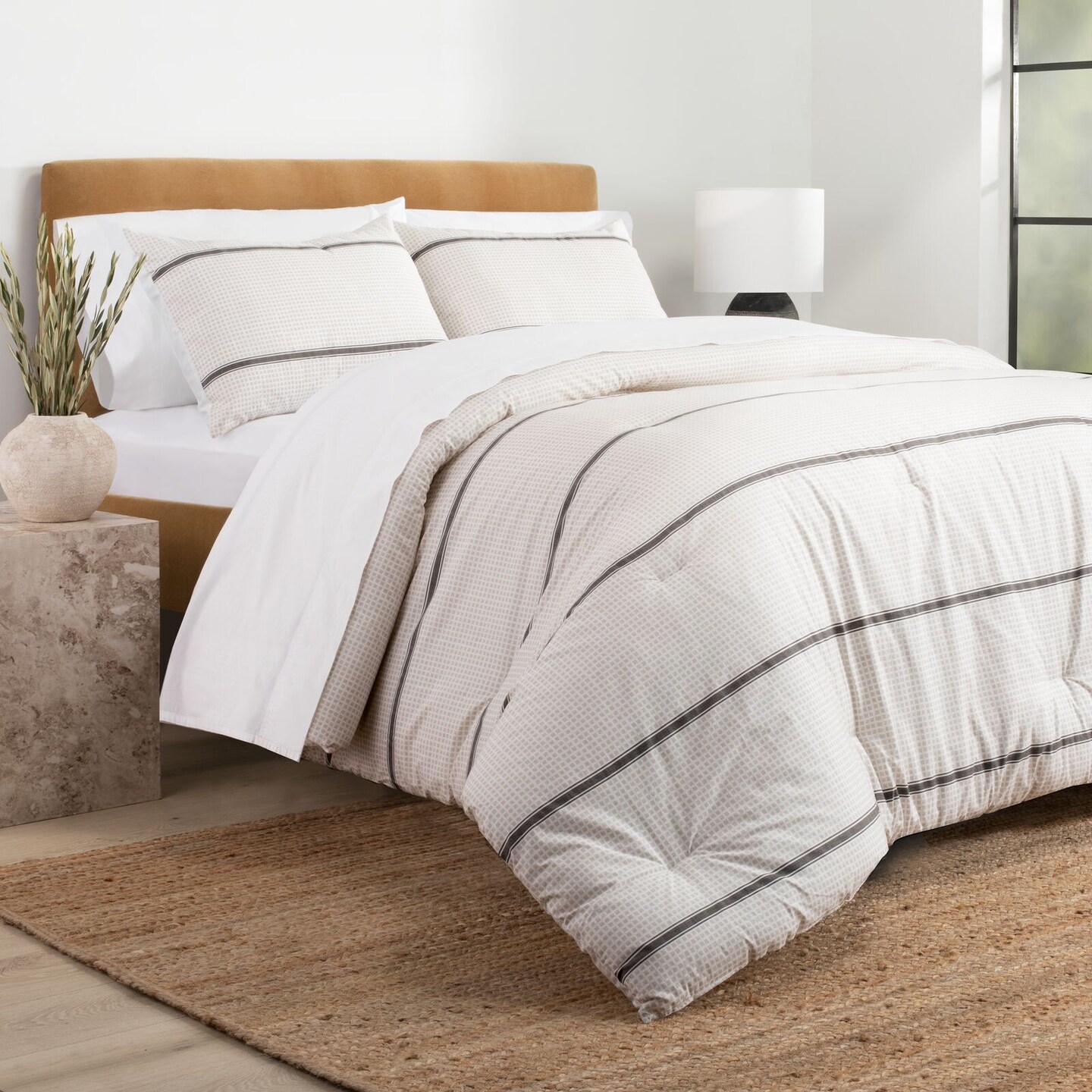 Nate Home by Nate Berkus Textured Print Comforter Set