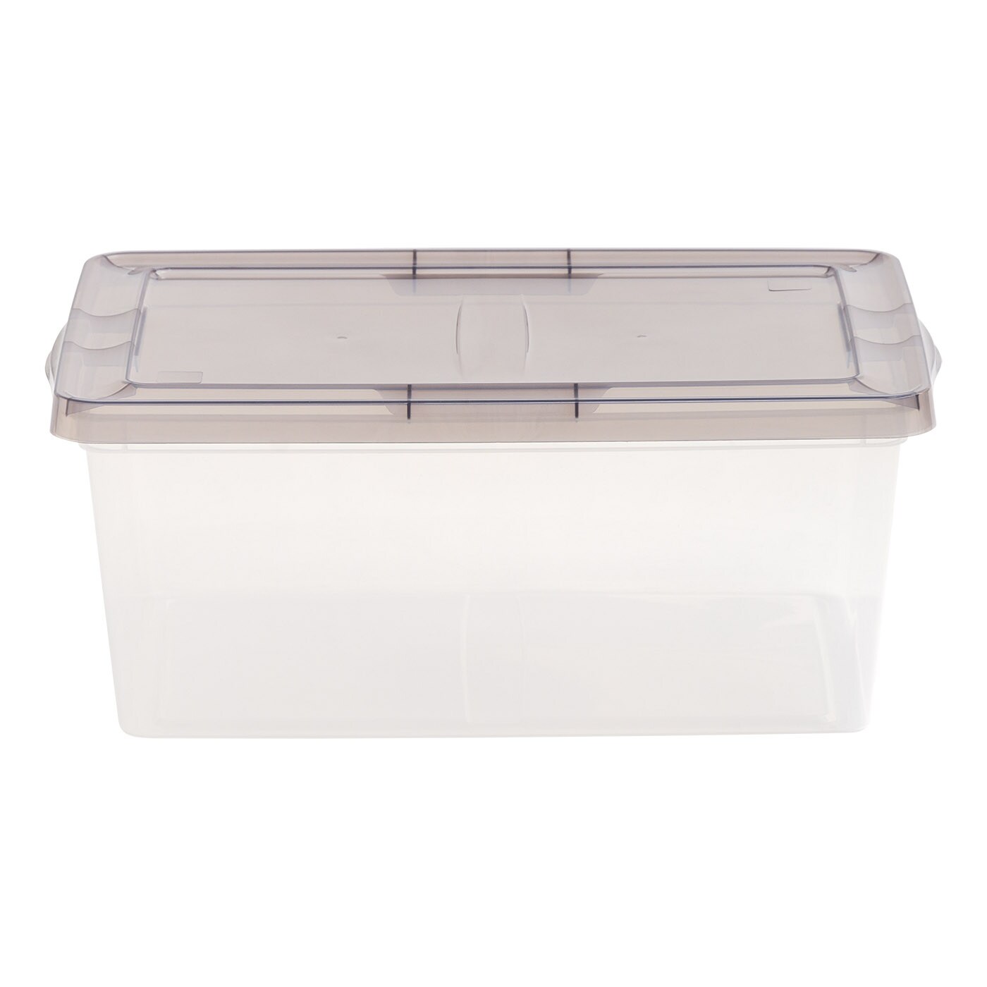 IRIS USA 8 Pack 17 Quart Snap Top Plastic Storage Box