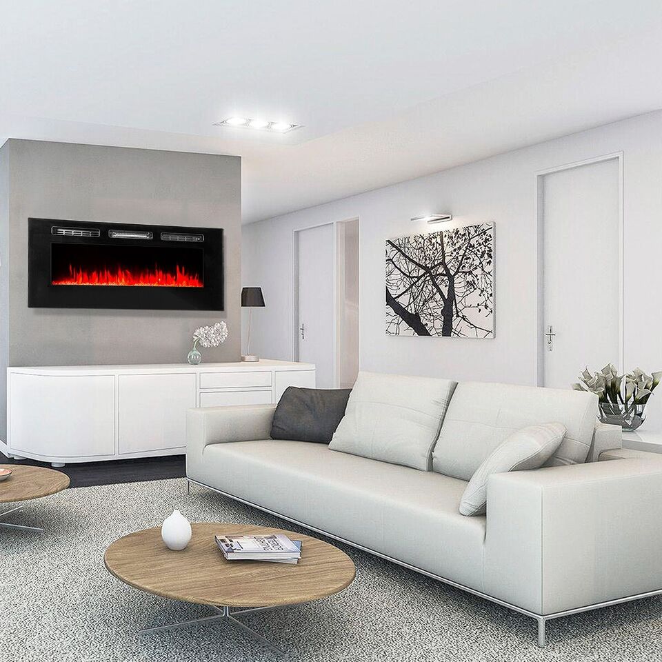 Electric Fireplace Recessed insert or Wall Mounted Standing Electric Heater.