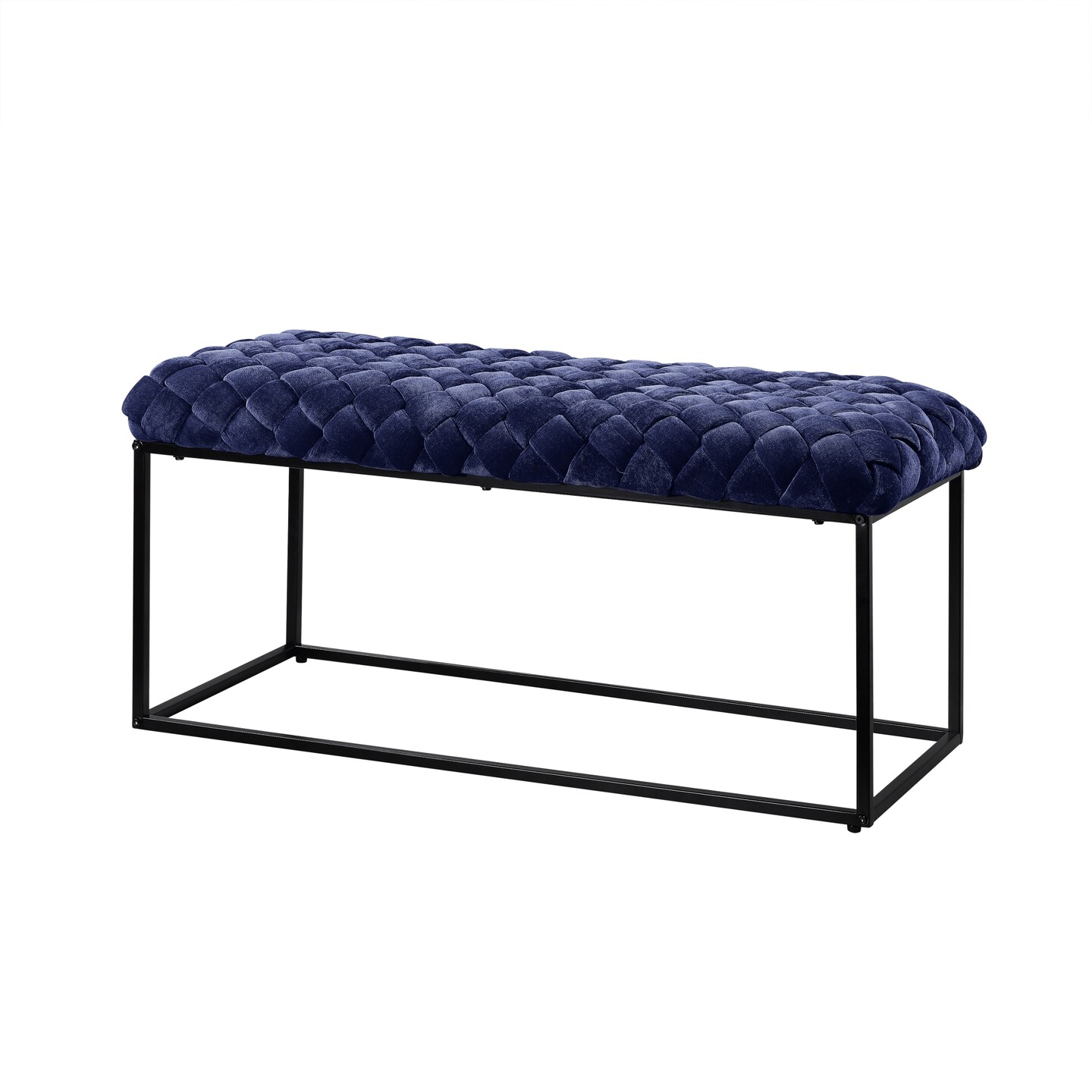 Mariana Velvet Woven Texture Bench