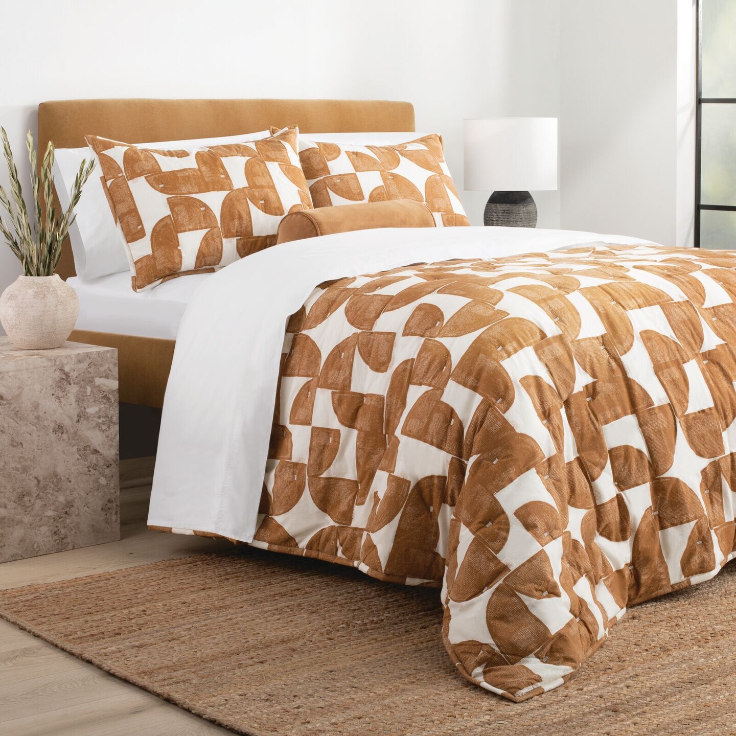 Nate Home by Nate Berkus Printed Cotton Comforter Quilt Set