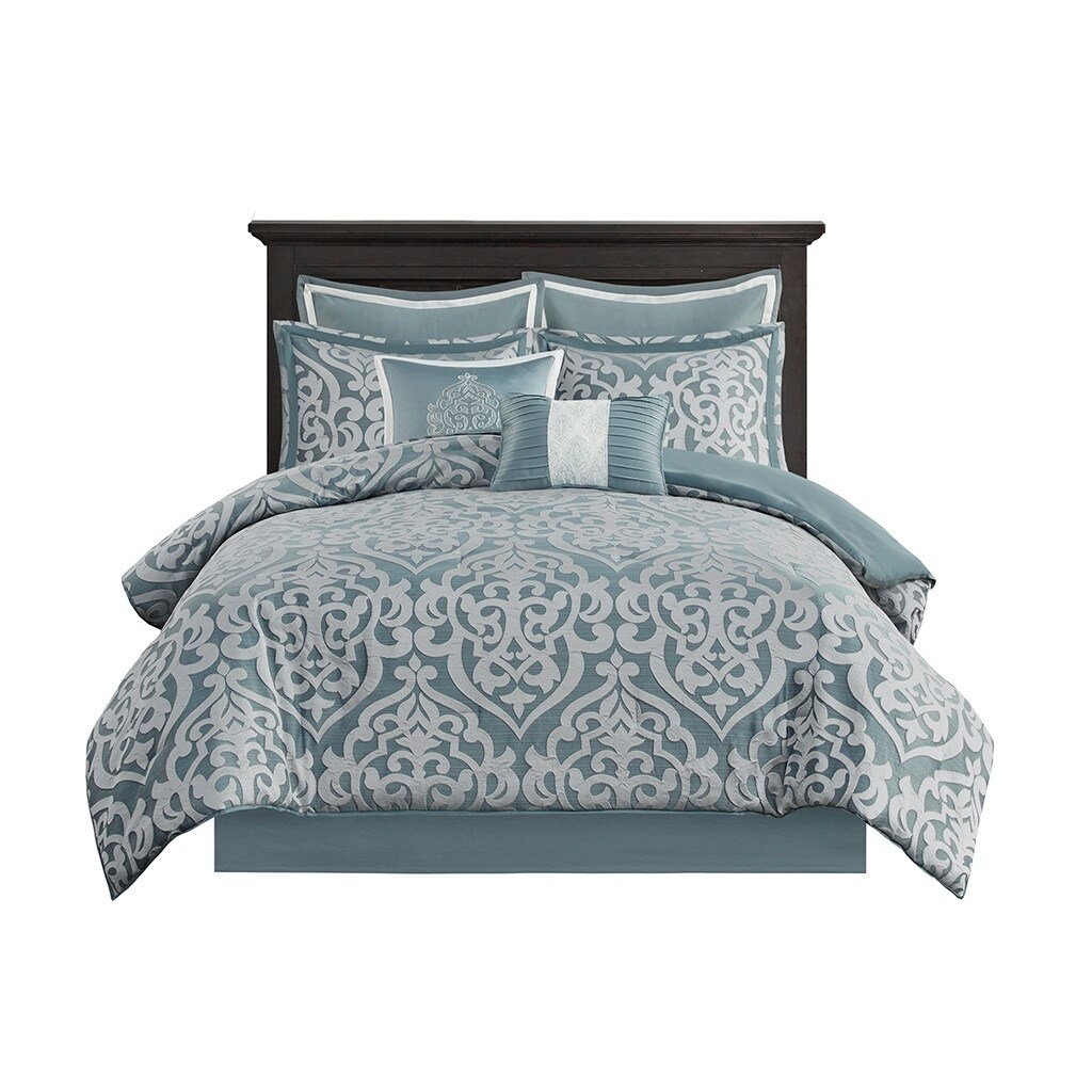 Gracie Mills   Pineda Luxurious 8-Piece Jacquard Comforter Set - GRACE-10962