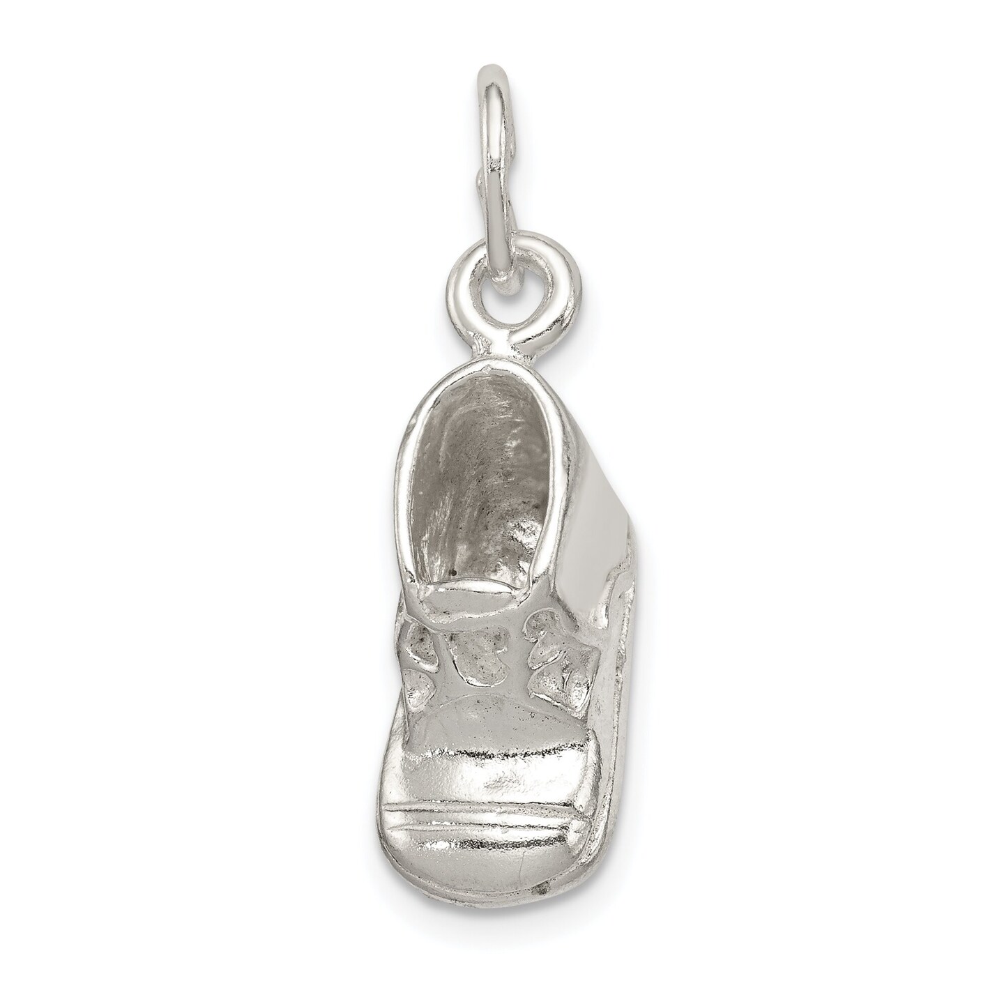 Sterling Silver Baby Shoe Charm Pendant Family Jewelry! 25mm x 11mm