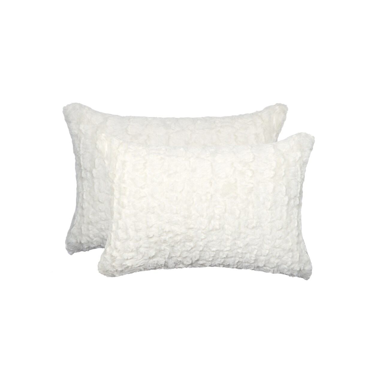 12 x 20 Off White Faux 2-Pack Pillow