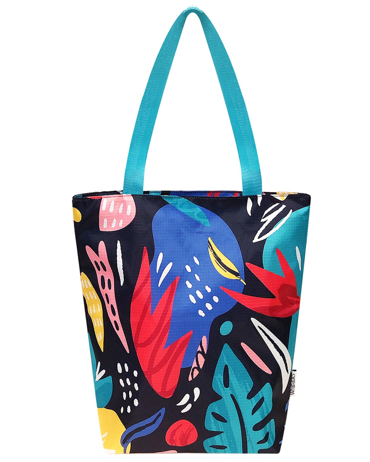 Wrapables Carryall Shopping Travel Tote Bag with Durable Ripstop Polyester - Foldable, Waterproof, and OEKO-TEX Certified
