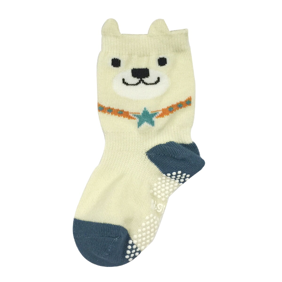 Wrapables Peek A Boo Animal Non-Skid Toddler Socks (Set of 6), Zoo Animals Large