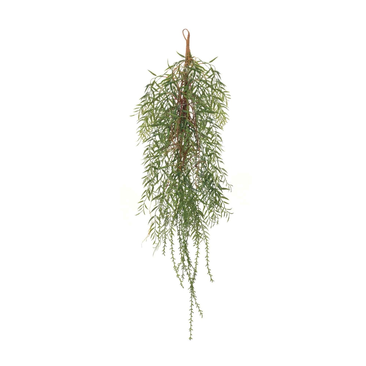 Melrose Set of 2 Green Foliage Twig Artificial Christmas Swags 39&#x22;