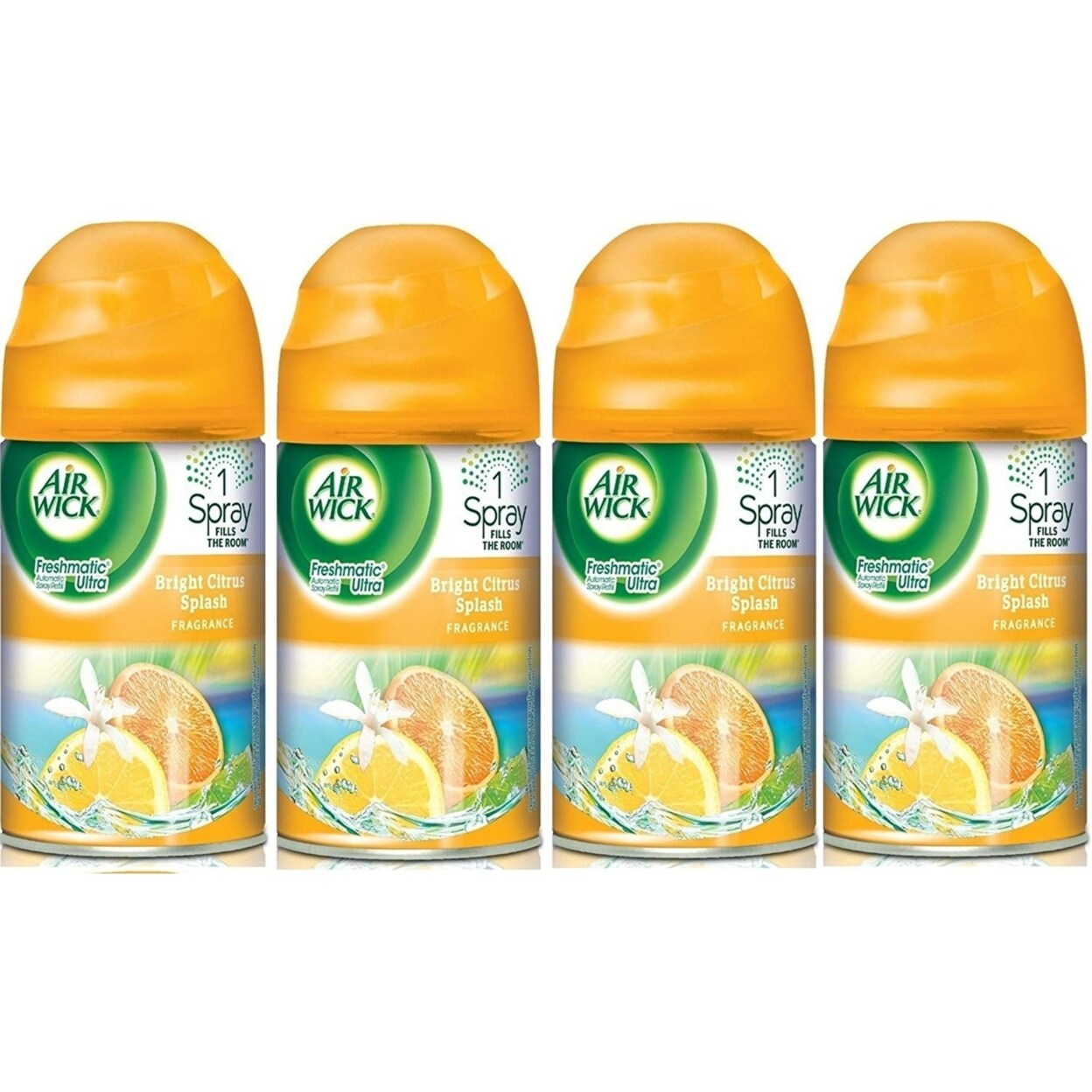 Air Wick Freshmatic Air Freshener, Automatic Spray Refills, Sparkling Citrus, 3 Refills