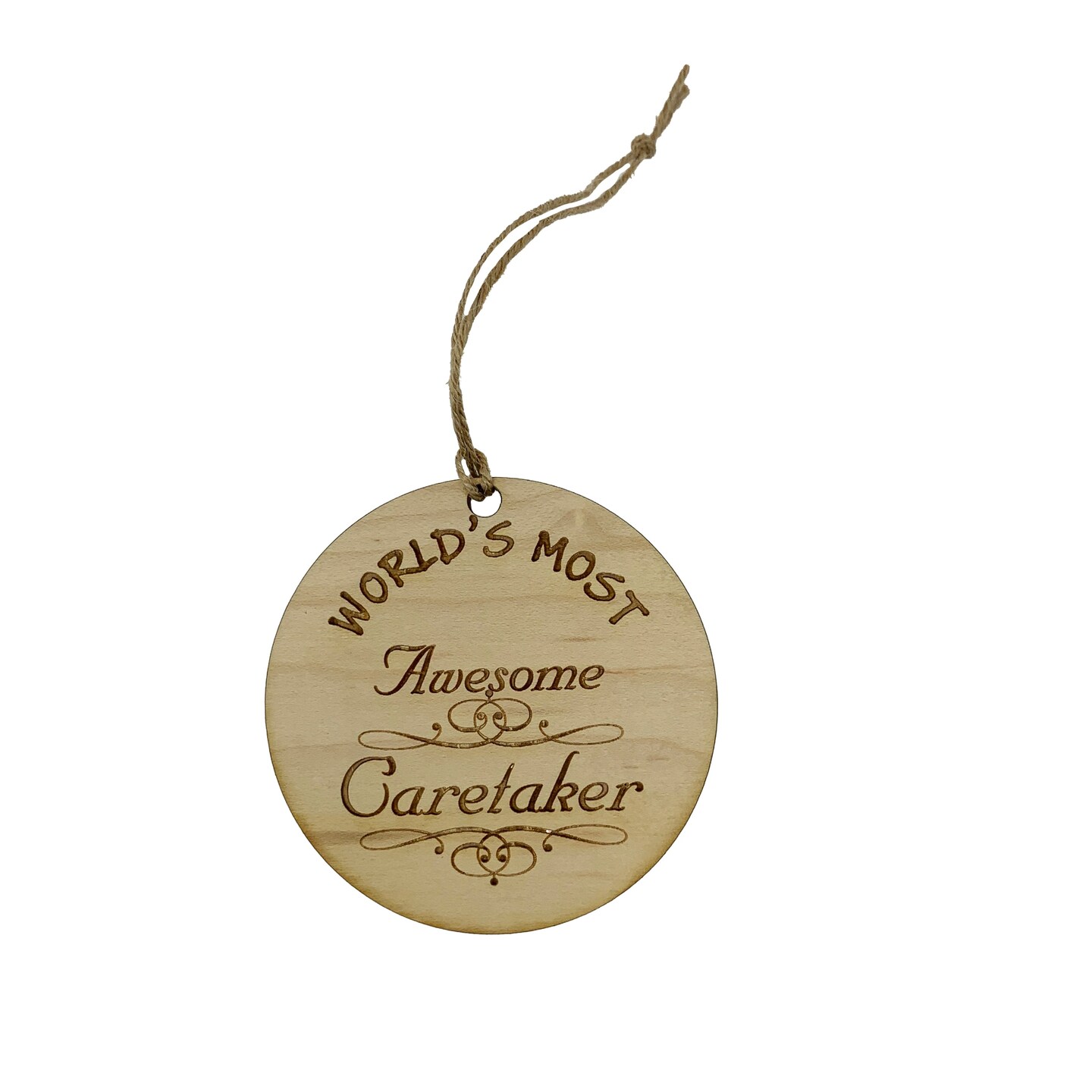 Worlds most Awesome Caretaker - Ornament Worlds most Awesome Caretaker - Ornament