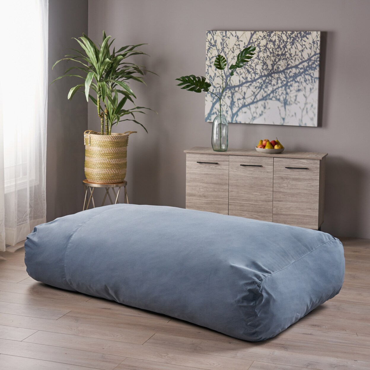 GDF Studio Judith Indoor Water Resistant 6x3 Lounger Bean Bag