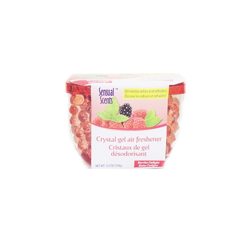Sensual Scents   Crystal Gel Air Freshener- Berries Delight (150g) 309932