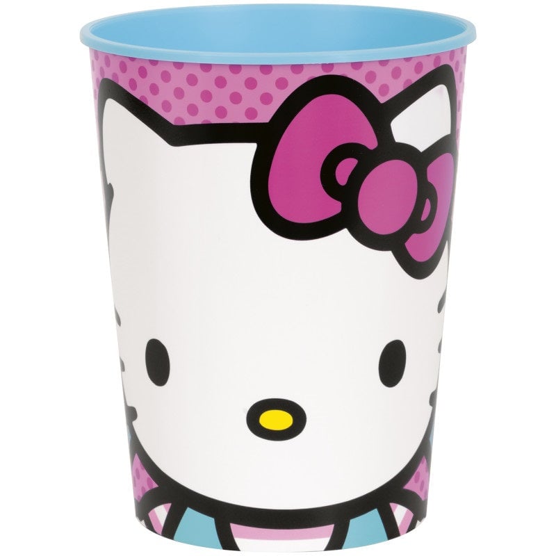 Hello Kitty Plastic 16Oz Drinking Cup Kids Beverage Container Party Supplies