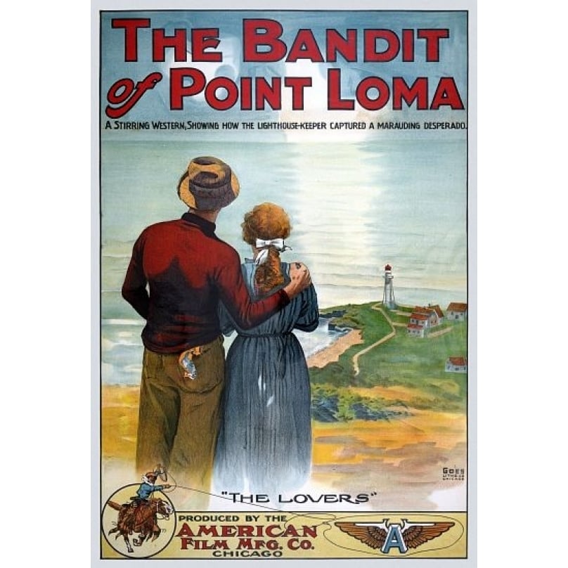 Posterazzi The Bandit of Point Loma Vintage Movie Poster Print (18 x 24)