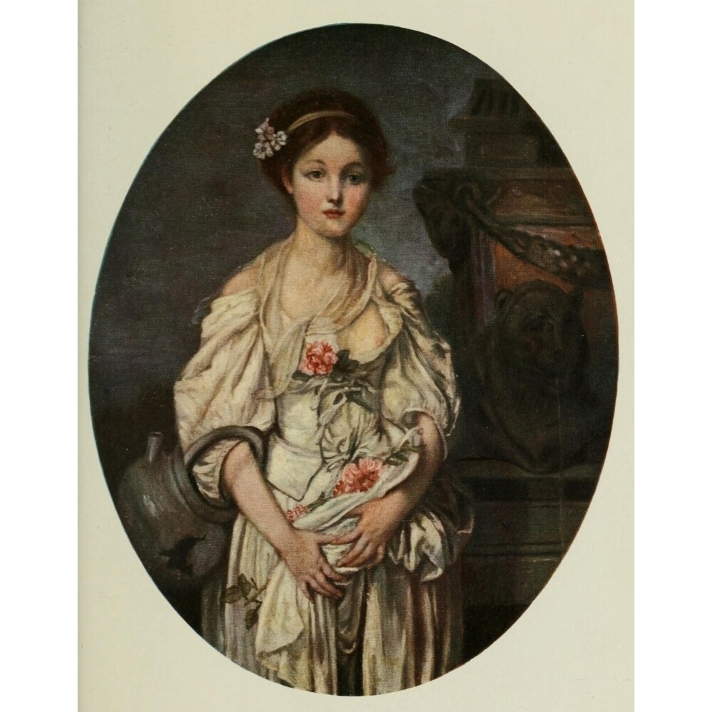 Posterazzi Greuze 1907 The broken pitcher Poster Print by Jean-Baptiste Greuze