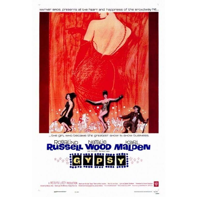 Pop Culture Graphics Gypsy Movie Poster Print (27 x 40) - Item  MOVCF4182