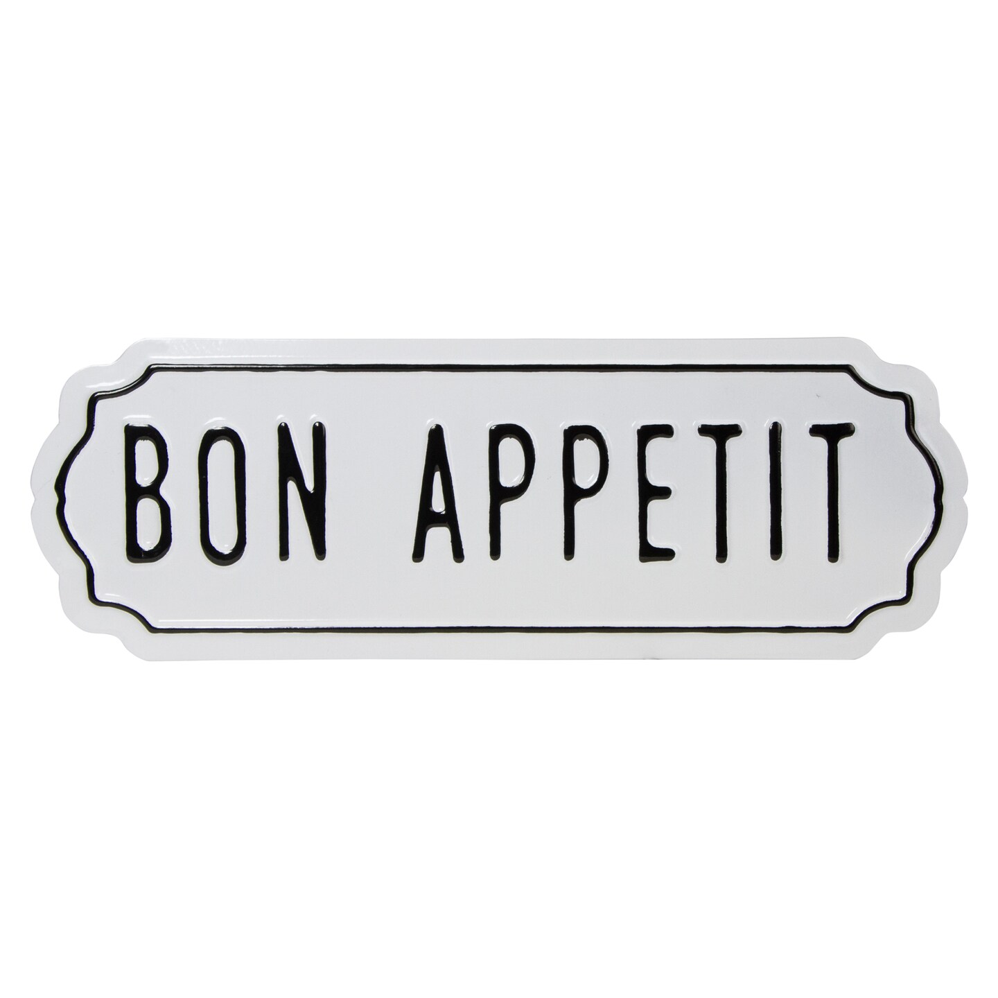 Northlight &#x22;Bon Appetit&#x22; Hanging Metal Wall Sign - 14&#x22;