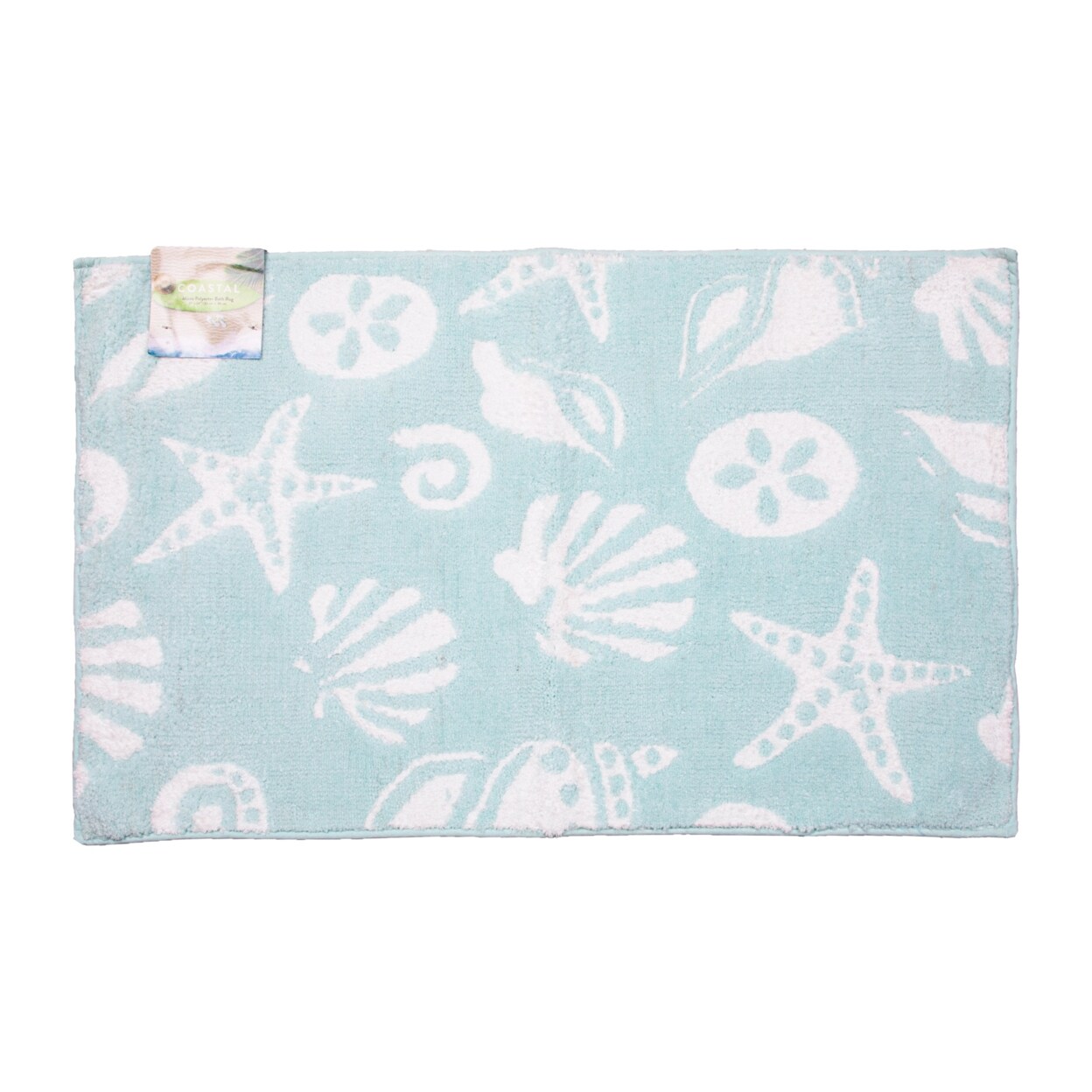 Arkwright Coastal Area Rug, Size and Color Options, Non-Slip Backing, Beach Seashell Pattern