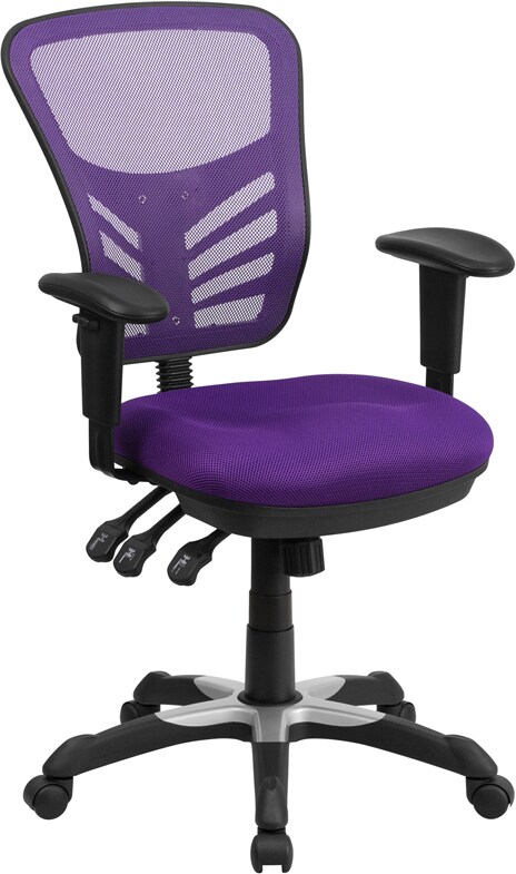 Purple ergonomic 2025 office chair