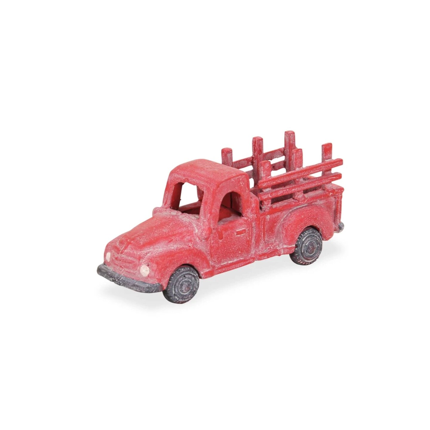 Contemporary Home Living 10&#x22; Red and Black Rustic Truck Tabletop Decoration