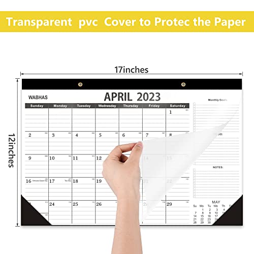 Desk Calendar 2023-2024 18-Months April 2023 to September 2024,2023 Desk Calendar 17&#x27;&#x27;X 12&#x27;&#x27;,Wall Calendar 2023 Monthly Perfect for Home, School or Office.