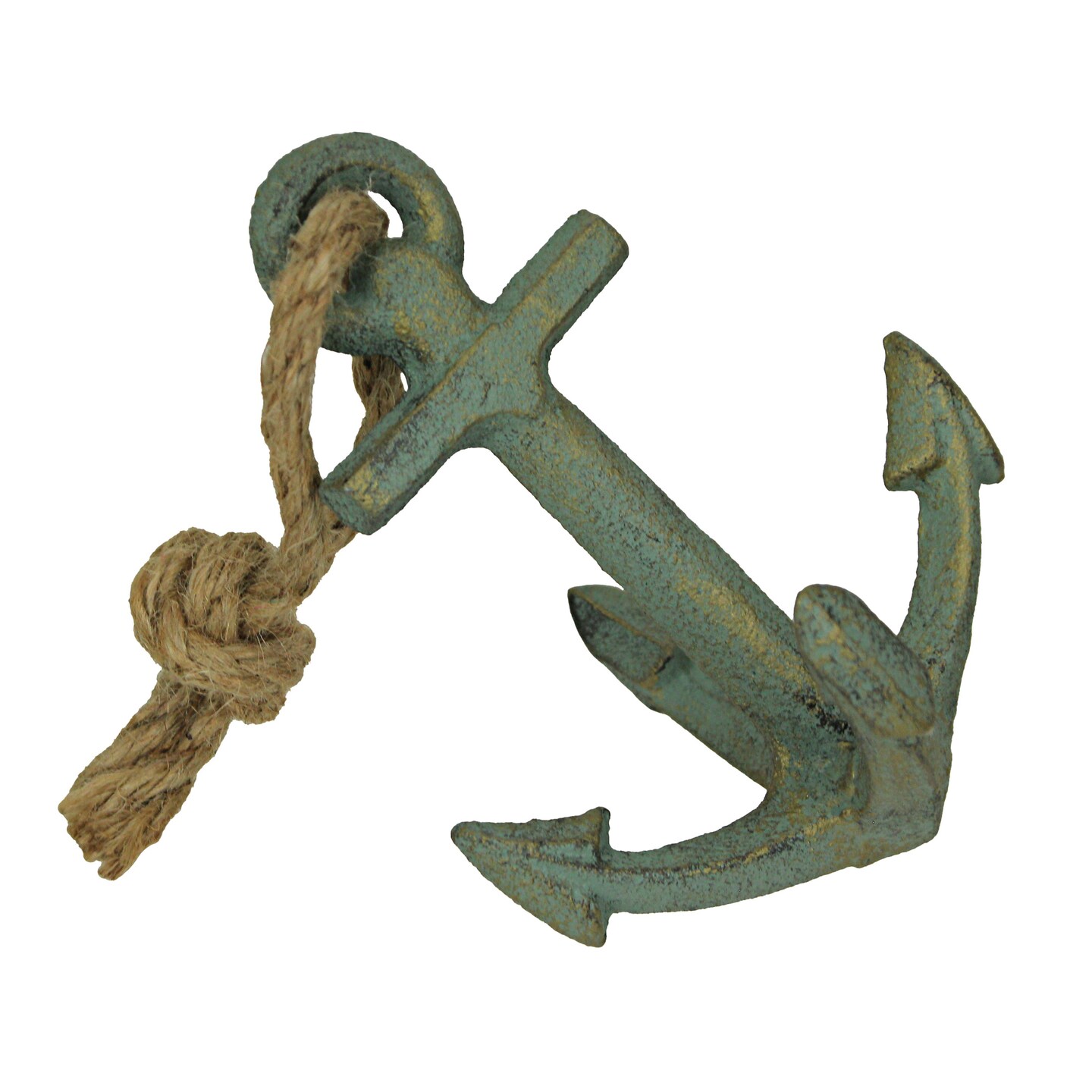 Set of 2 Cast Iron Ship Anchor Bookends Nautical Home Decor Sculptures
