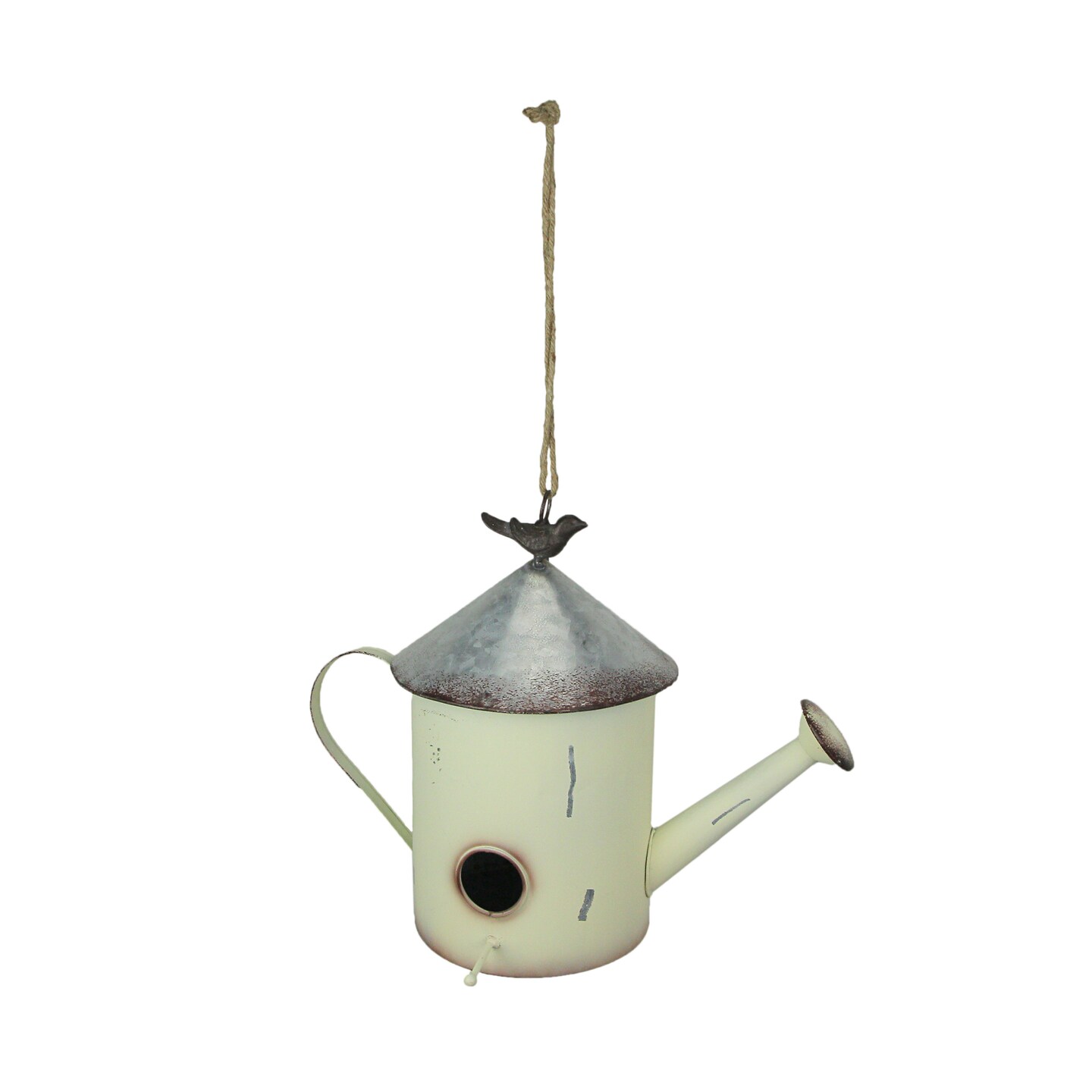 Rustic Hanging Decorative Watering Can Birdhouse Farmhouse Home Garden Decor