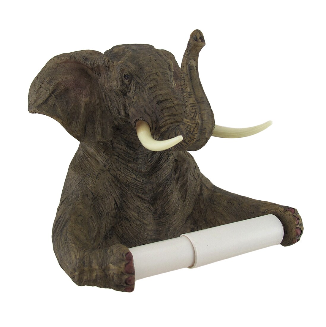 Trunk Up Elephant Bath Tissue Holder