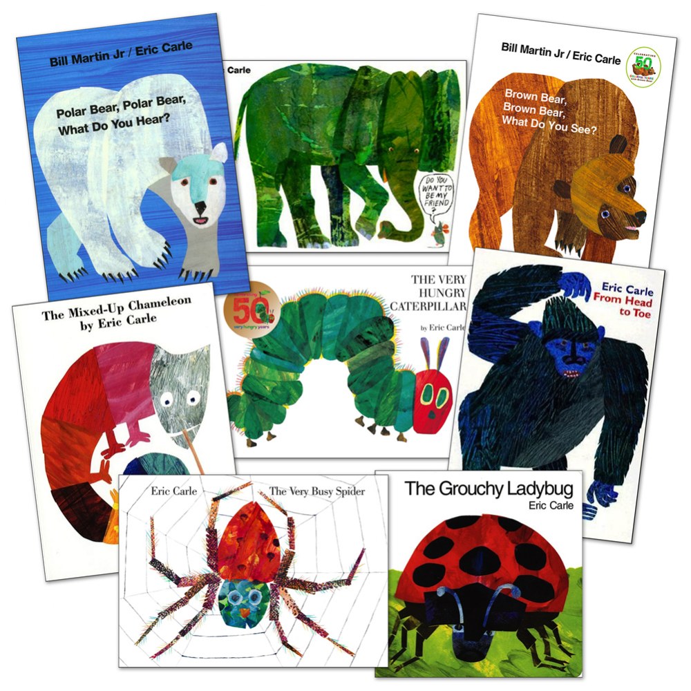 Kaplan Early Learning Company Eric Carle Board Book Collection - Set of 8