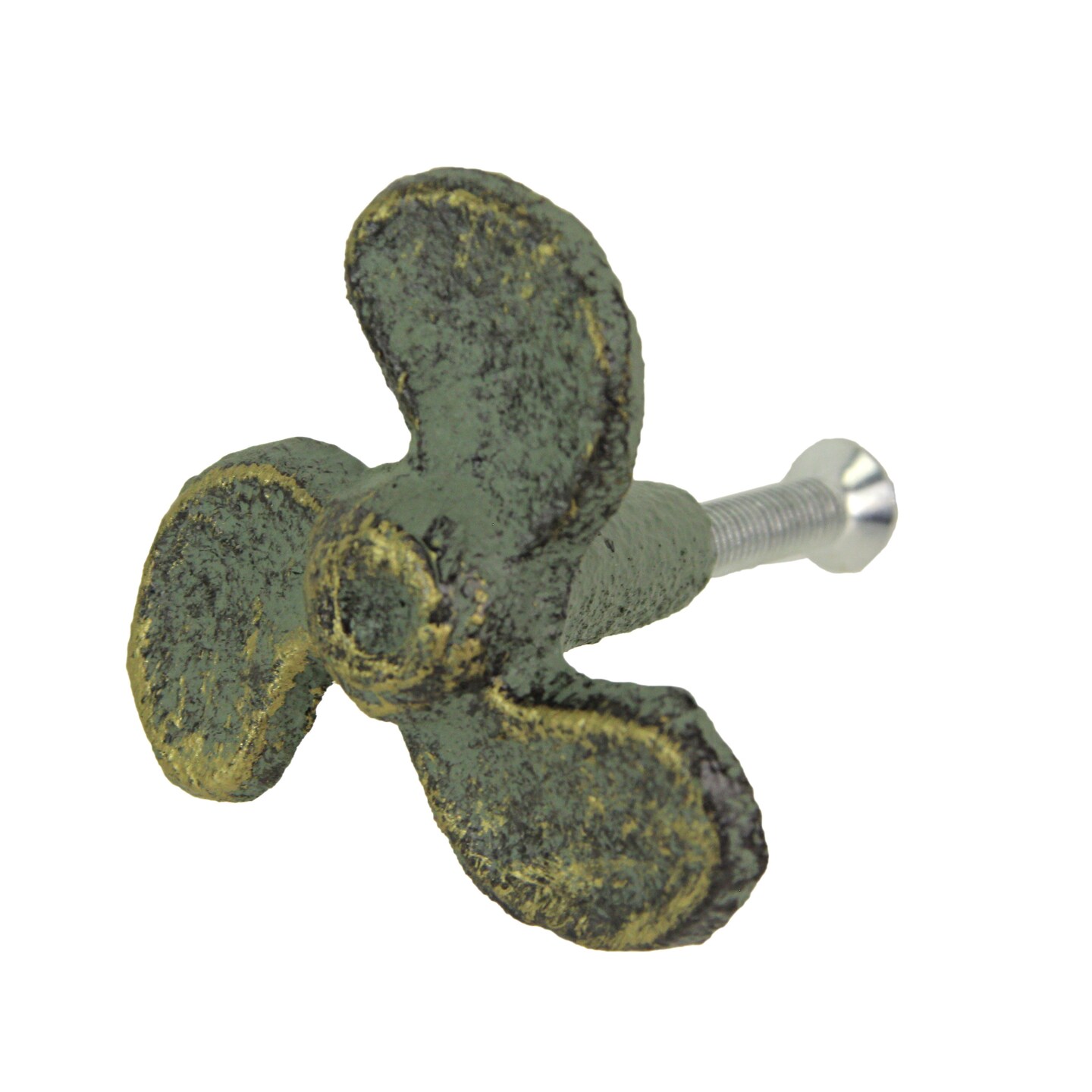 Set of 6 Cast Iron Boat Propeller Cabinet Knob Nautical Drawer Pull Decor