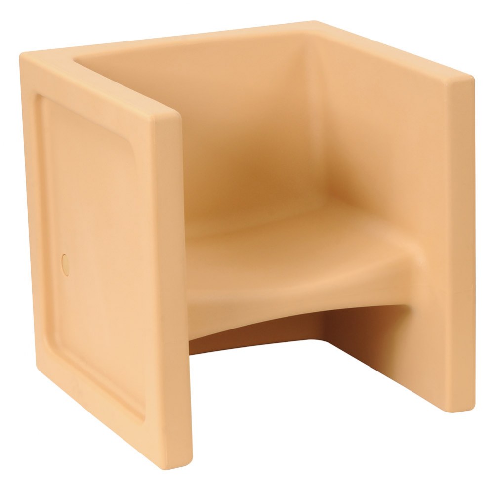 Kaplan Early Learning Company Versatile Comfortable Cube Chair - Natural
