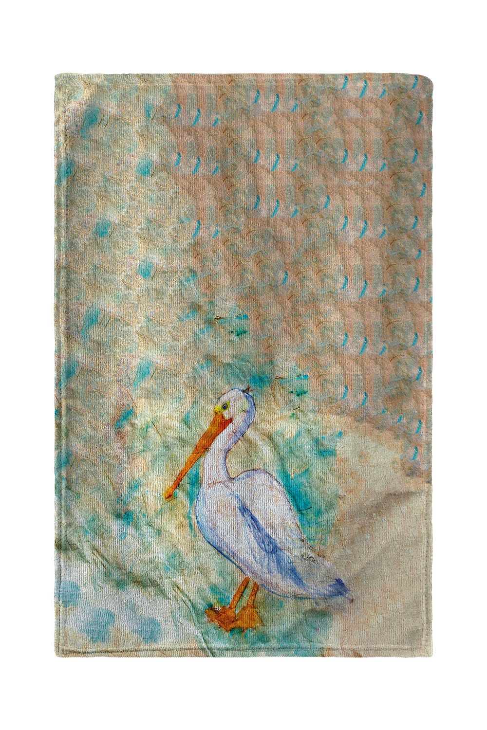 Betsy Drake Pelican on Rice Kitchen Towel