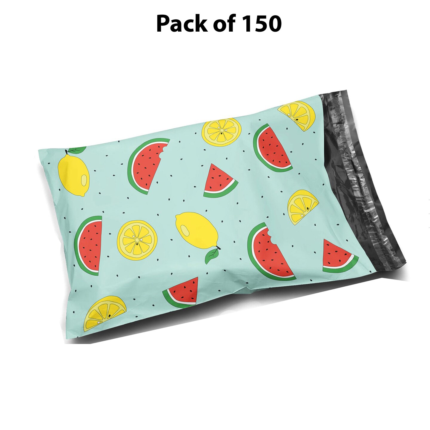 10 x 13 Glossy Decorative Thank You Plastic Poly Mailer Bags Waterproof Shipping Mailing Envelope 2 Mil – Permanent Adhesive Seal