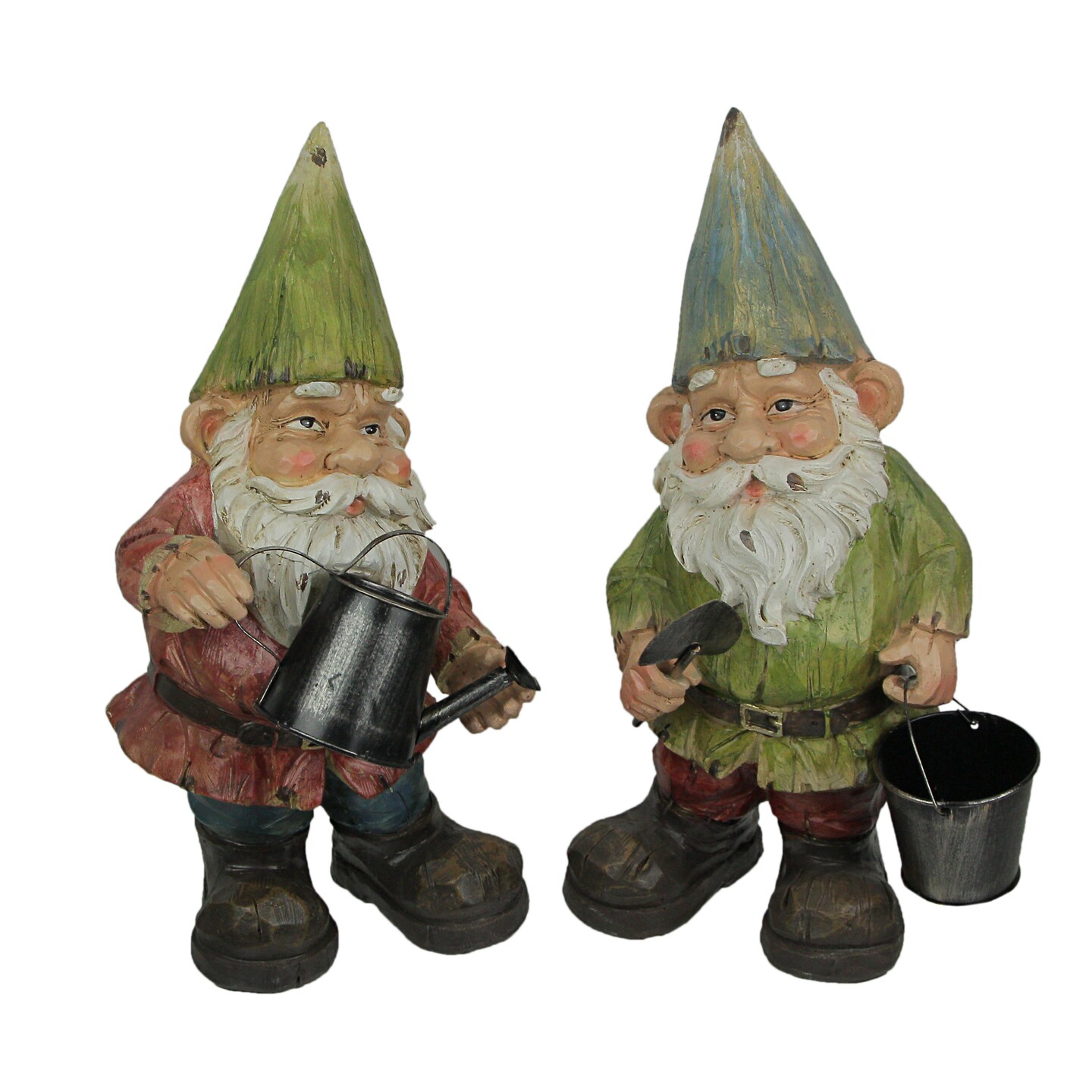 15.3 inch Resin Working Garden Gnome Decor Sculpture Lawn Yard Decoration