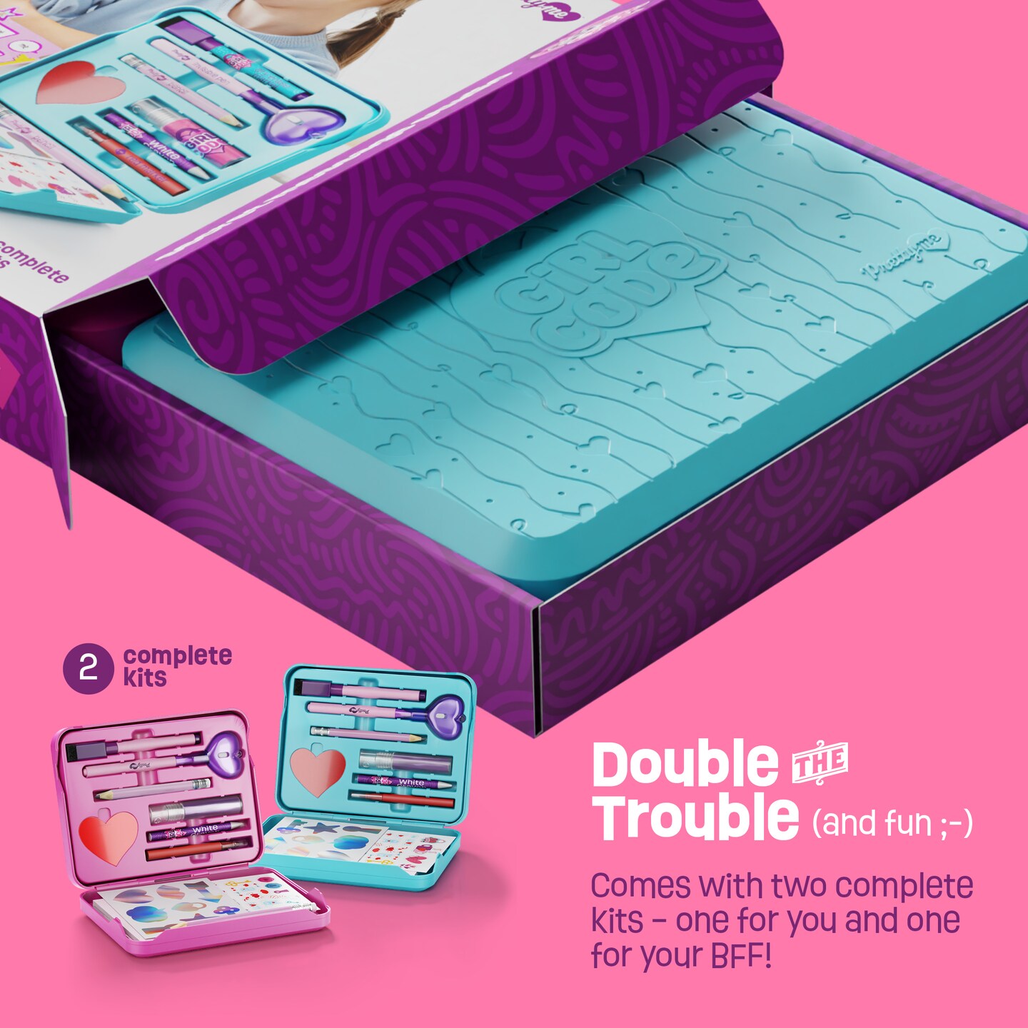 Secret Messaging Kit for Girls - Gifts for Kids - Birthday Gift Ideas for Ages 7-14+ Year Old Girl - Best Cool Stuff Toys Kits for Friends, BFF, Teen, Teenager