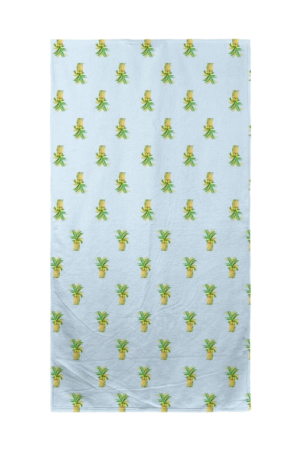 Betsy Drake Pineapple Blue Multi Beach Towel