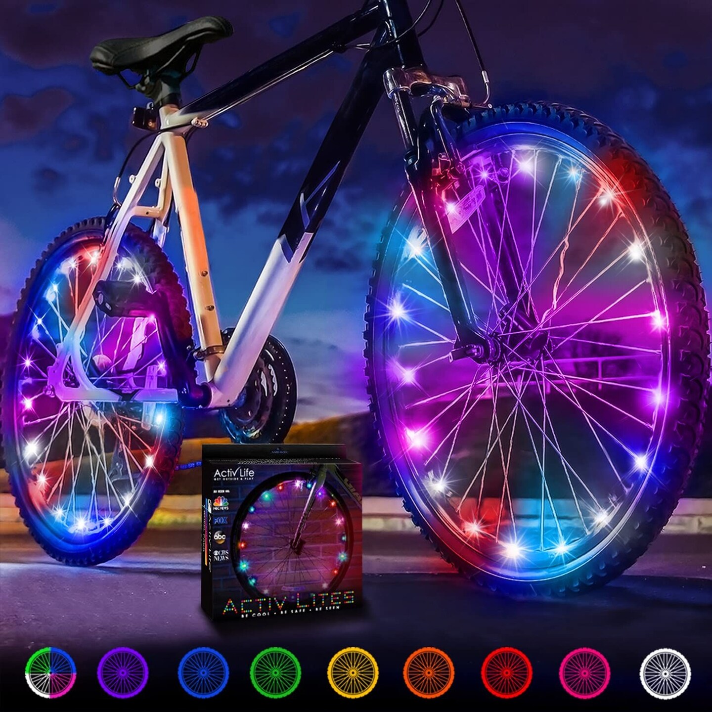 Bicycle fashion light accessories