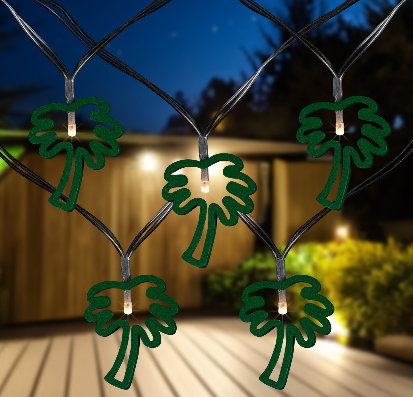 Northlight 10-Count LED Palm Tree Fairy Lights - Warm White