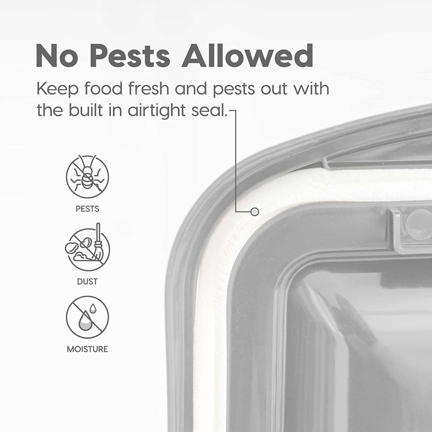 IRIS Airtight Pet Food Storage Containers 8qt-65qt