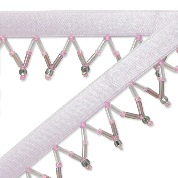 Lucy Beaded Fringe Trim - ! inch width  x 18 inches length