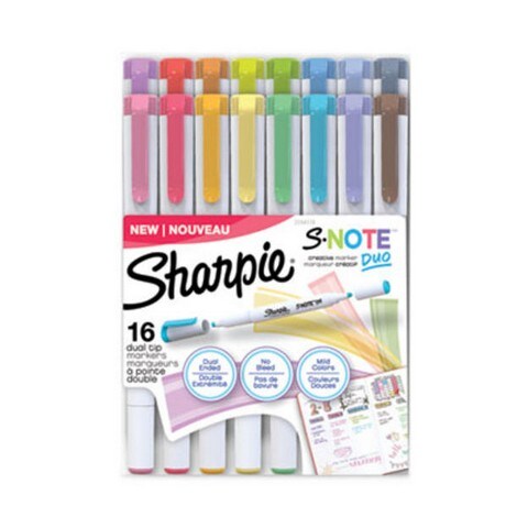 Sharpie S-Note Duo Dual Tip Markers - 16pk